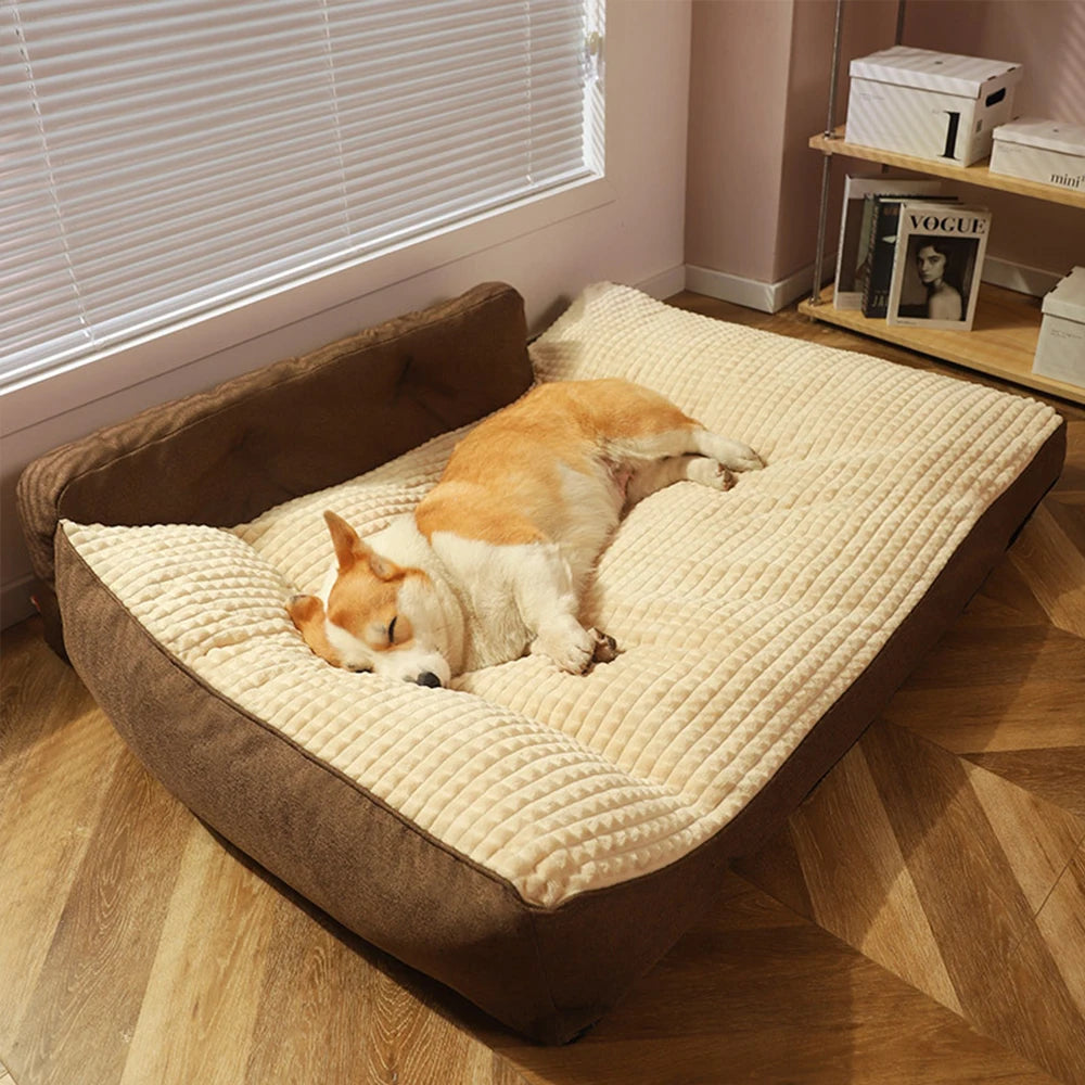 Large Soft Fleece Nest Dog Bed