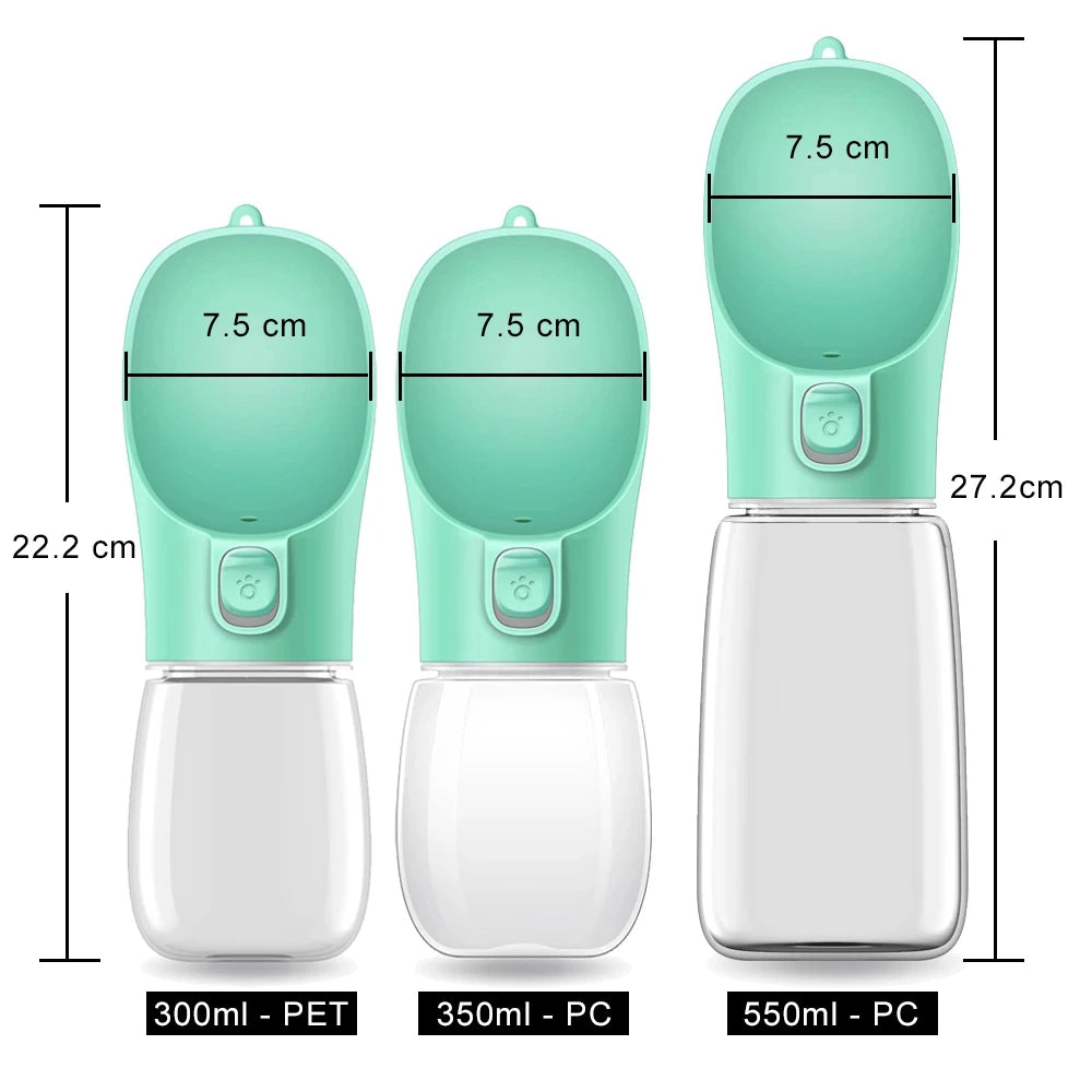 Portable Dog Water Bottle for Small or Large Dogs