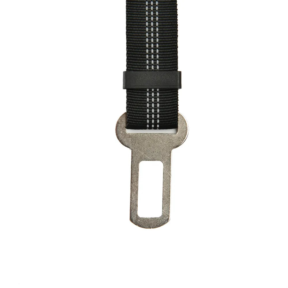 Durable Nylon Dog Seat Belt - Adjustable Reflective Elastic Lead
