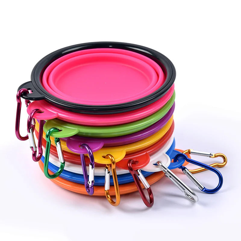 Collapsible Pet Silicone Bowl