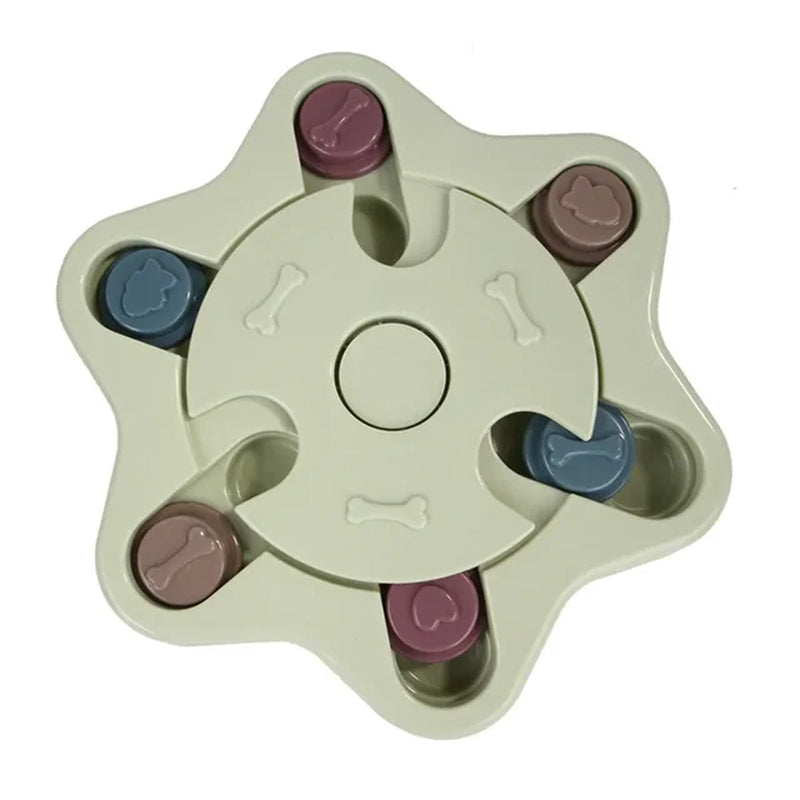 Dog Puzzle Slow Feeder Interactive Food Dispenser Non-Slip
