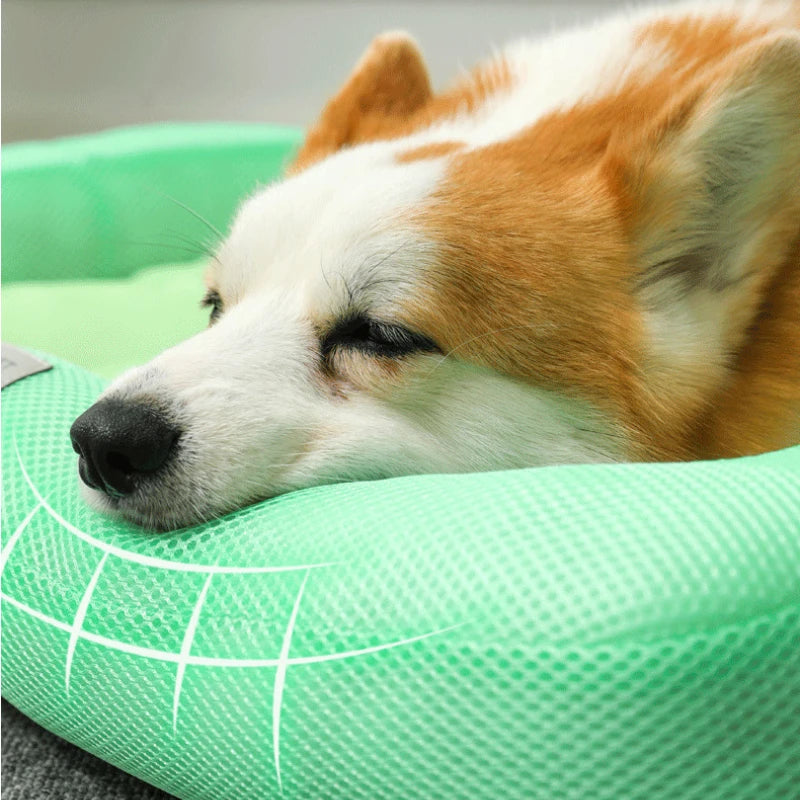 Pet Cooling Bed - Silk Ice Pad for Small Medium Dogs and Cats