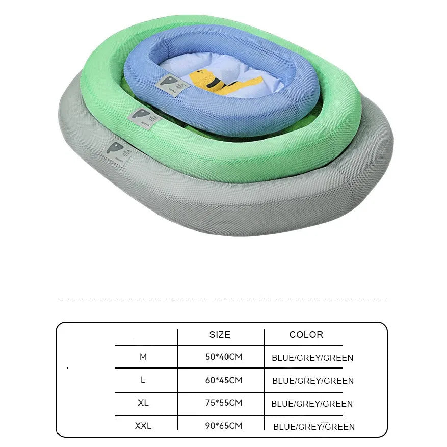 Pet Cooling Bed - Silk Ice Pad for Small Medium Dogs and Cats