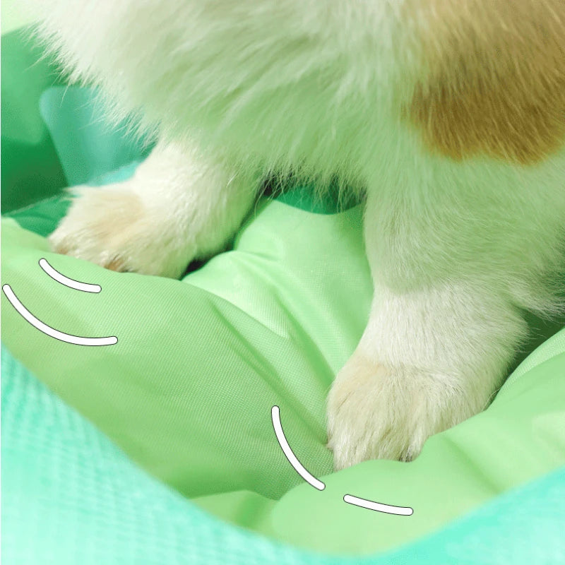 Pet Cooling Bed - Silk Ice Pad for Small Medium Dogs and Cats