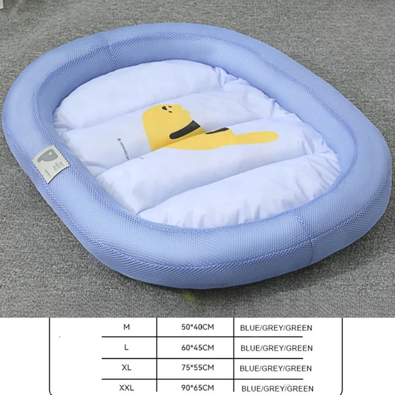 Pet Cooling Bed - Silk Ice Pad for Small Medium Dogs and Cats