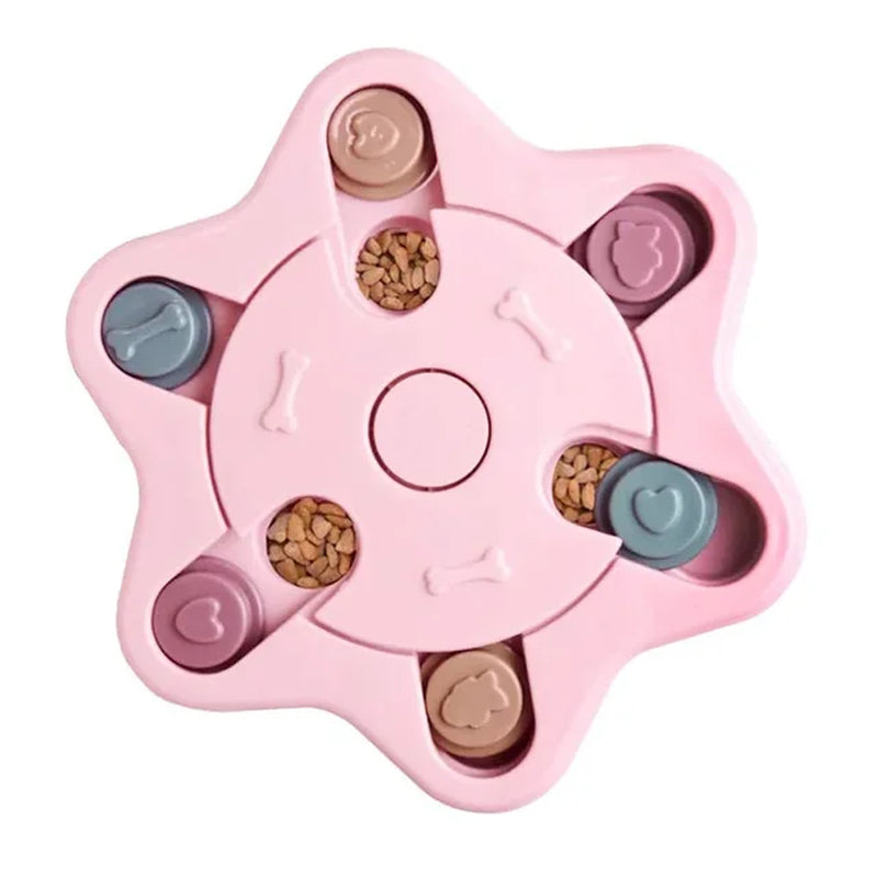 Dog Puzzle Slow Feeder Interactive Food Dispenser Non-Slip