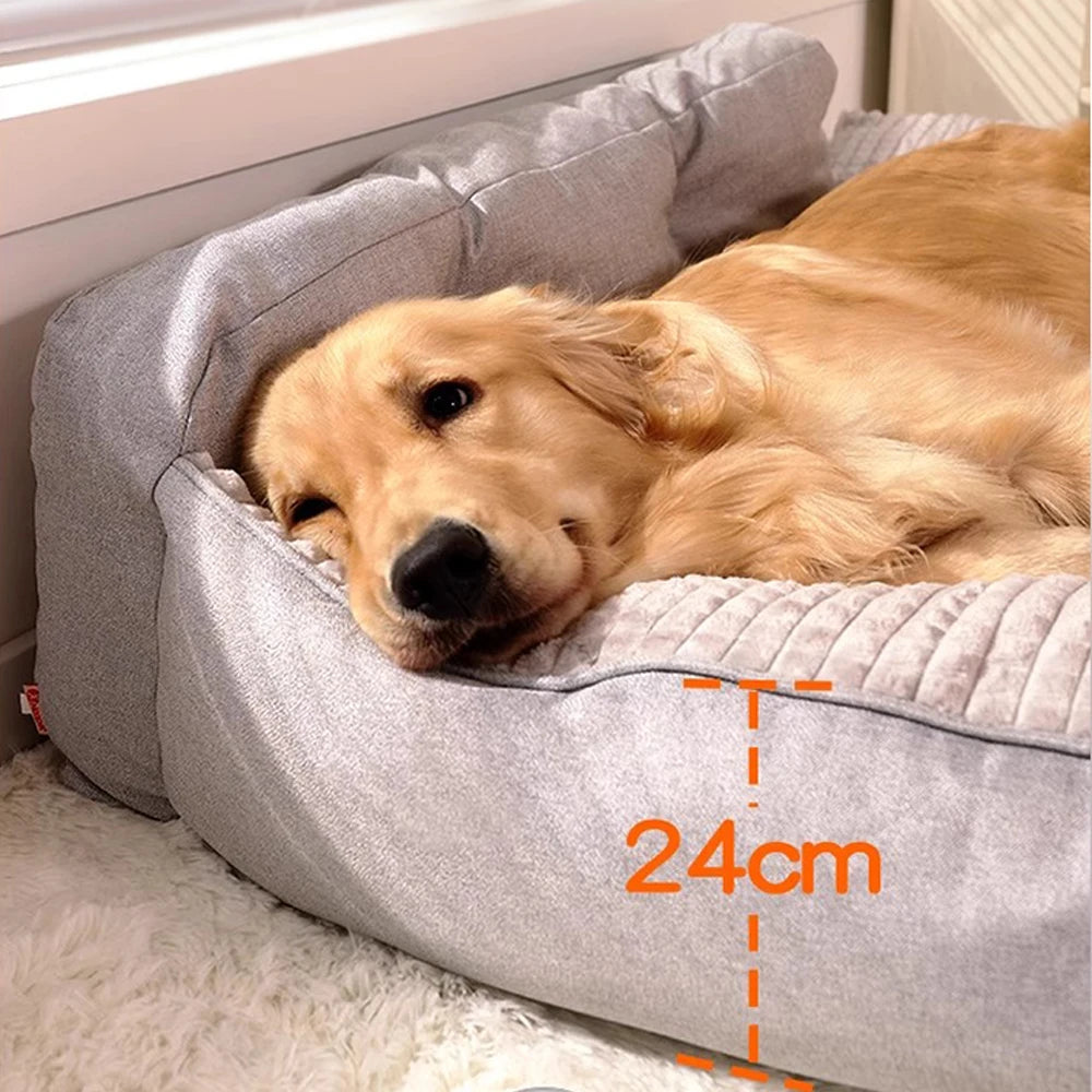 Large Soft Fleece Nest Dog Bed