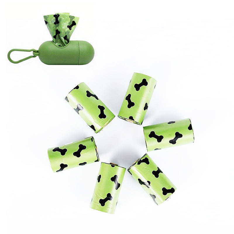 Environmentally Friendly Biodegradable Dog Poop Bag Dispenser Dog Poop Bags Thickened Poop Bags Leak-Proof Dog Waste Bags For Pet Supplies