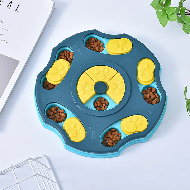 Dog Puzzle Slow Feeder Interactive Food Dispenser Non-Slip