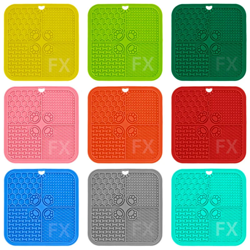 Silicone Pet Licking Pad Distracted Food Pad 