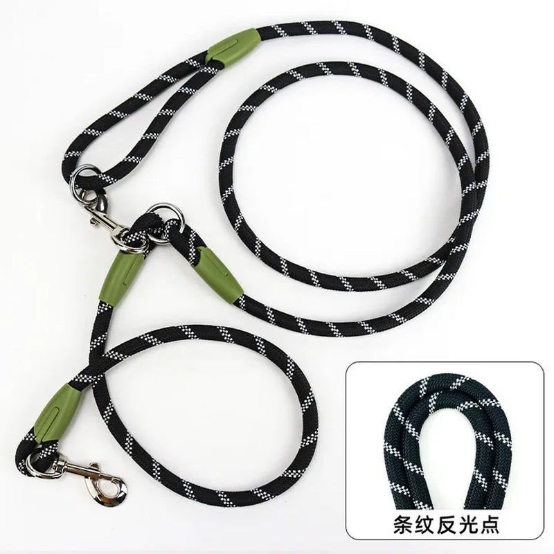  Hands Free Reflective Nylon Dog Leash