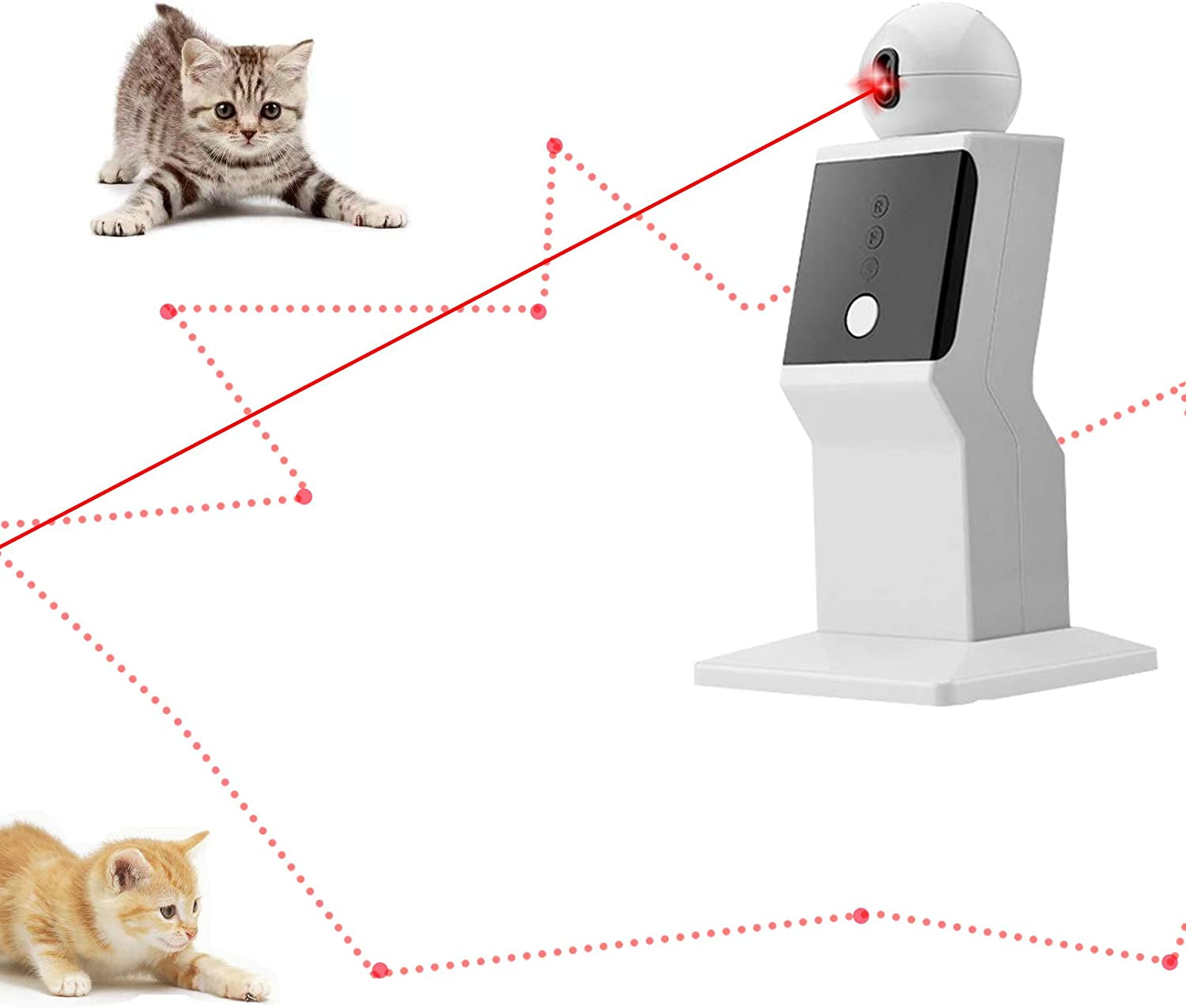 Interactive Automatic Laser Toy for Indoor Cats and Dogs