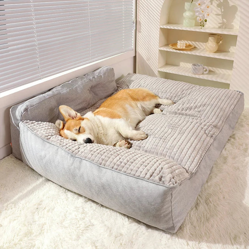 Large Soft Fleece Nest Dog Bed