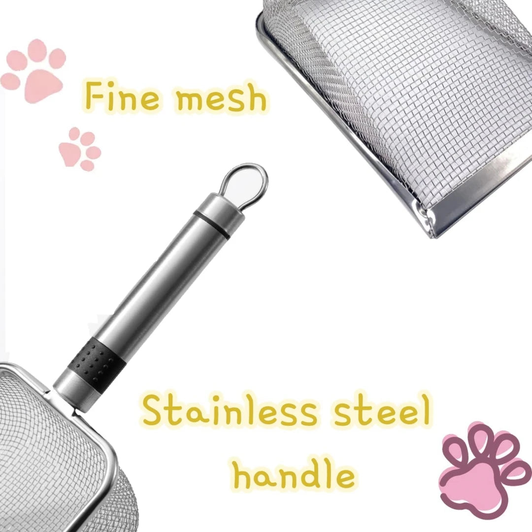 Stainless Steel Cat Litter Scoop 