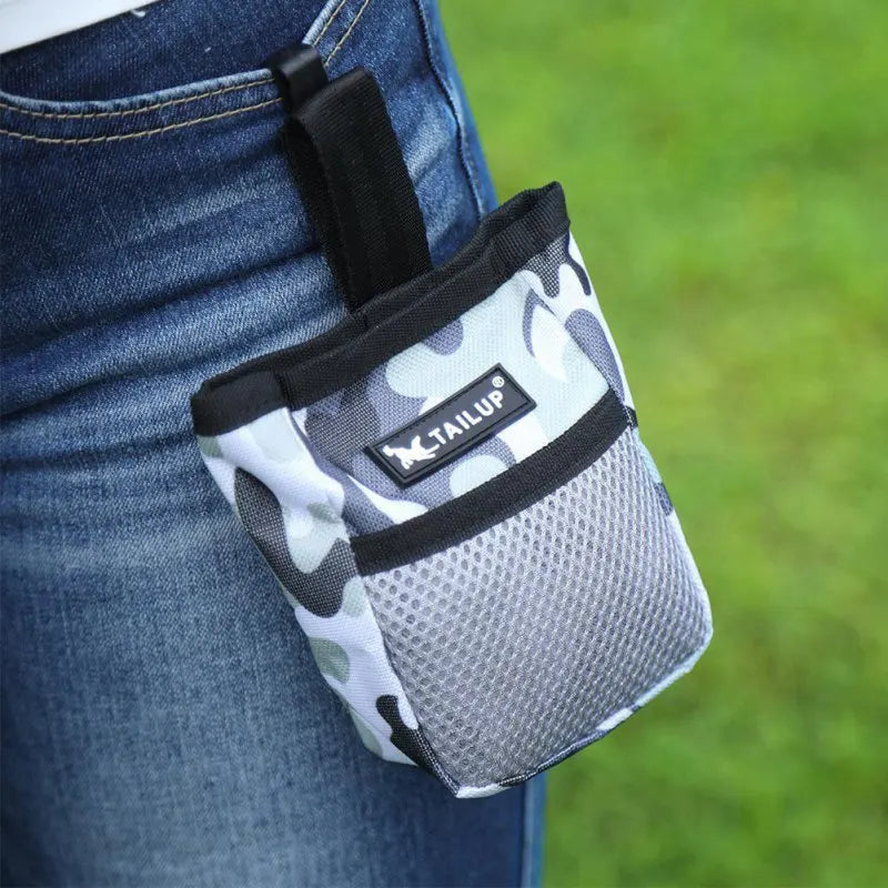 Dog Training Treat Pocket Pouch - Obedience Agility Reward Waist Bag