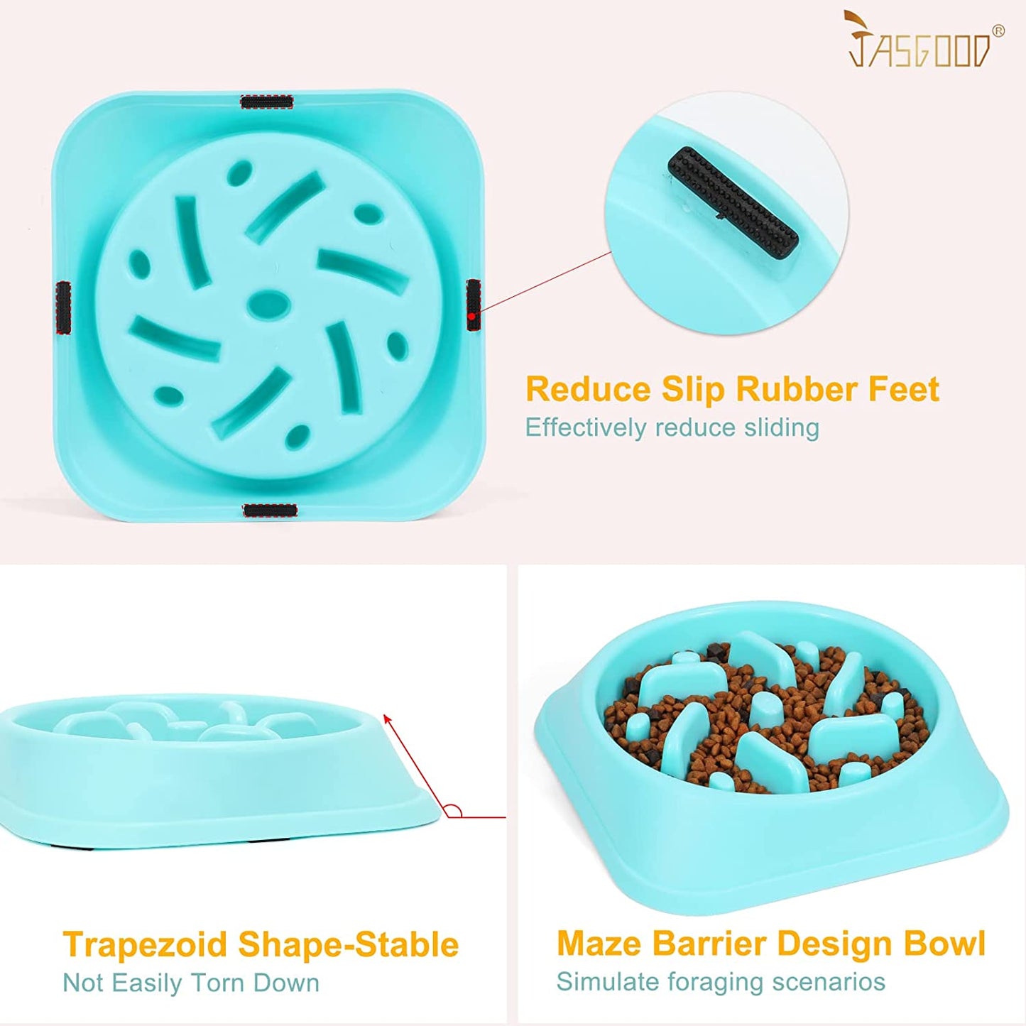  Slow Feeder Dog Bowl