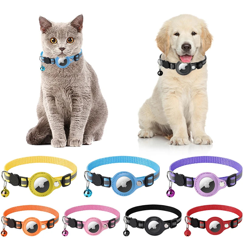 Cat Collar with Built in Apple Airtag Tracker case