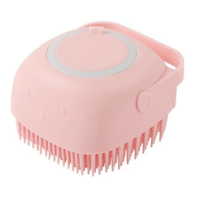 Pet Bath Massage Brush, Soft Safety Silicone, Pet Accessories for Dogs and Cats