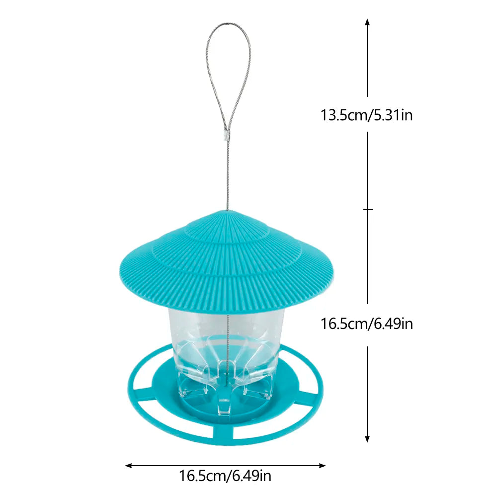 Automatic Foot Feeding Tool Outdoor Bird Feeder Hanging 