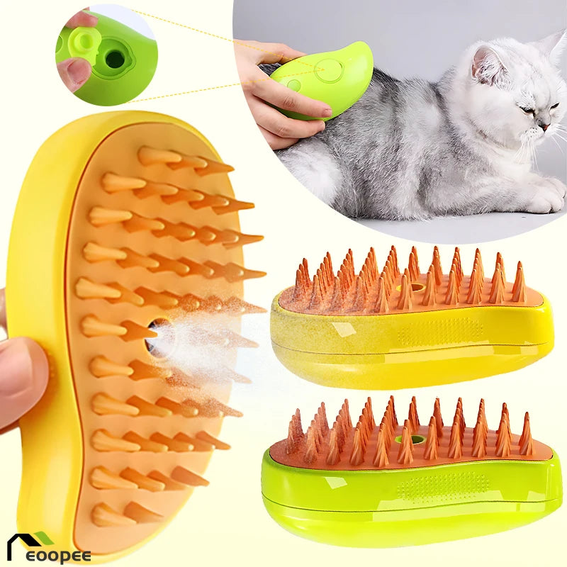 Electric Steam Pet Brush 