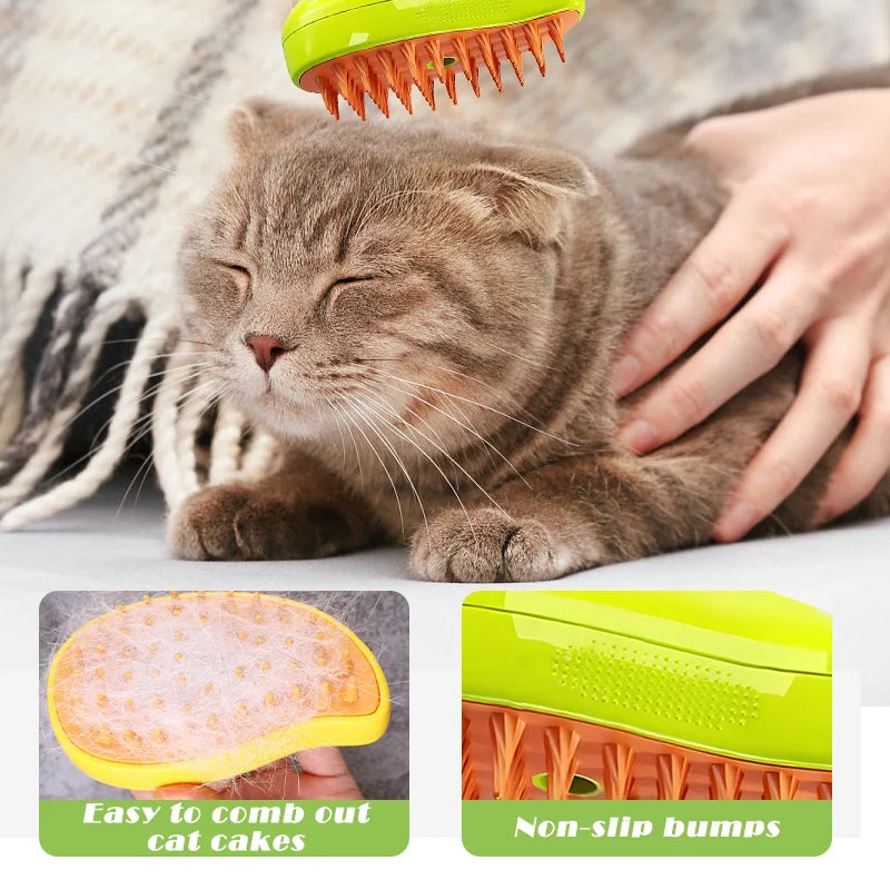 Electric Steam Pet Brush 