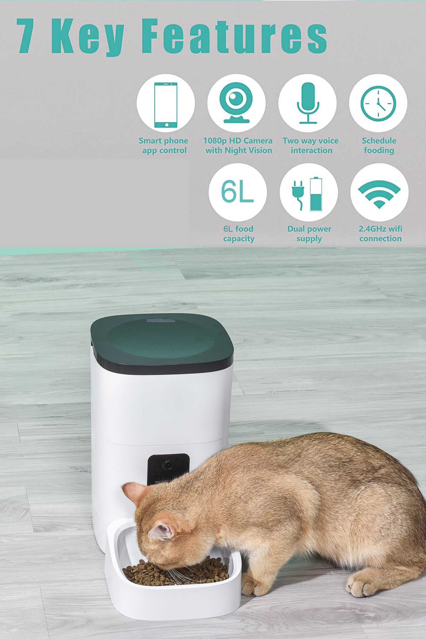 Automatic Timed Pet Feeder