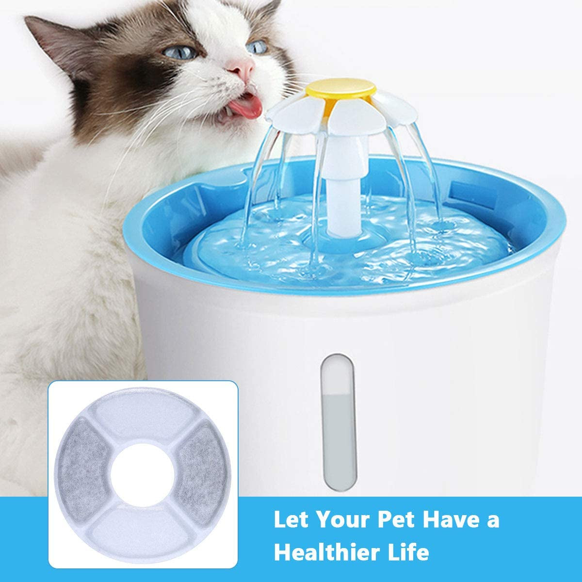 Cat Water Fountain Filter Replacement 8-16 Pack 