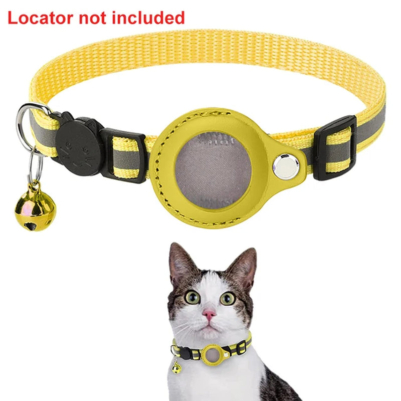 Cat Collar with Built in Apple Airtag Tracker case