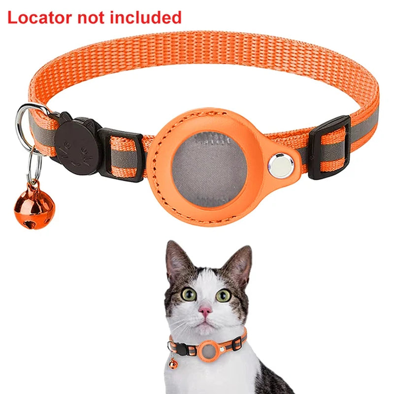 Cat Collar with Built in Apple Airtag Tracker case