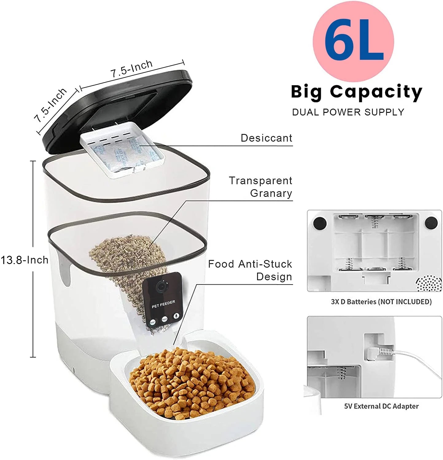 Automatic Timed Pet Feeder