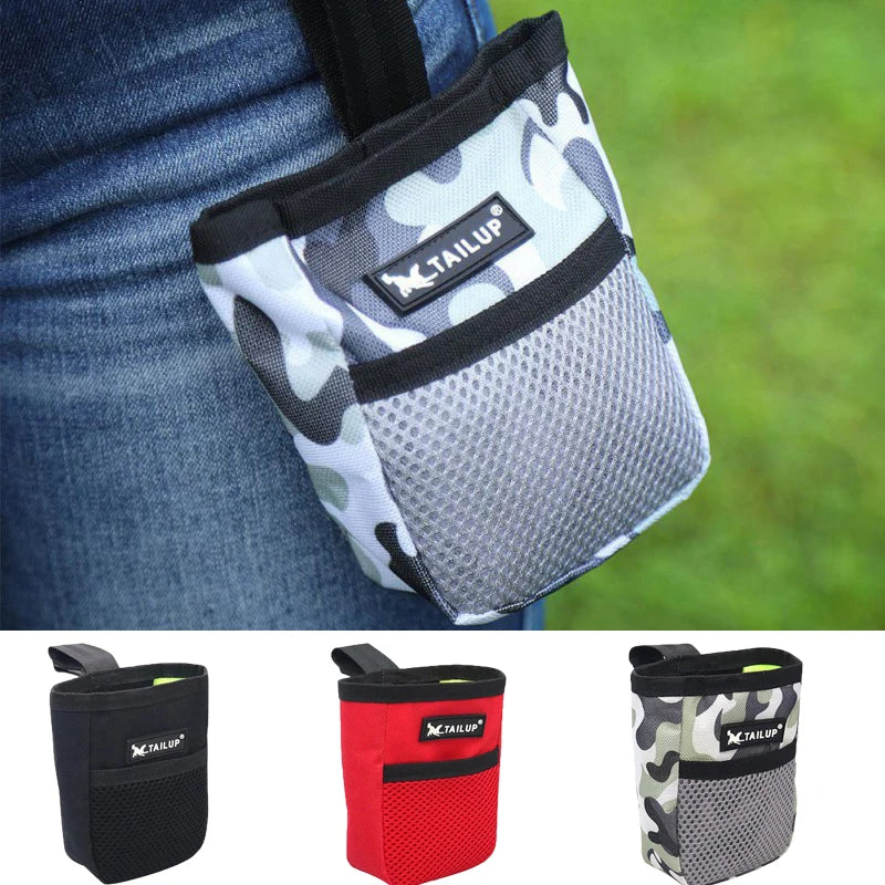 Dog Training Treat Pocket Pouch - Obedience Agility Reward Waist Bag