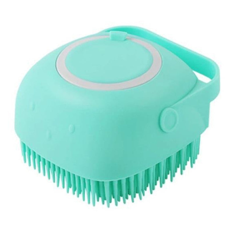 Pet Bath Massage Brush, Soft Safety Silicone, Pet Accessories for Dogs and Cats