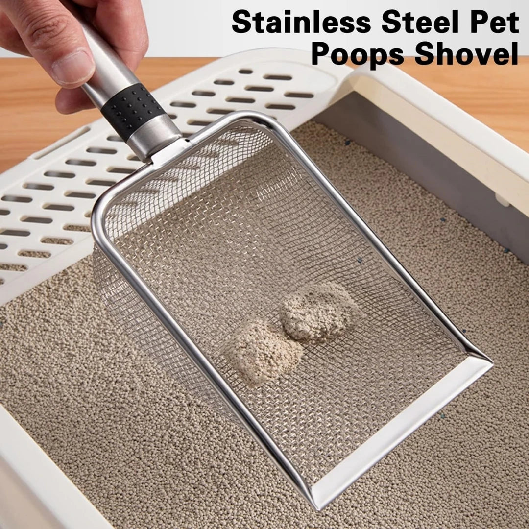 Stainless Steel Cat Litter Scoop 