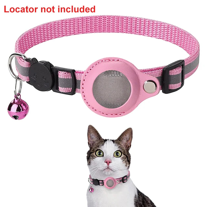 Cat Collar with Built in Apple Airtag Tracker case