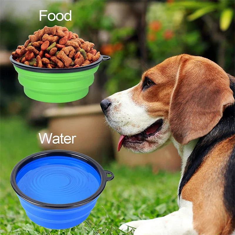 Collapsible Pet Silicone Bowl 