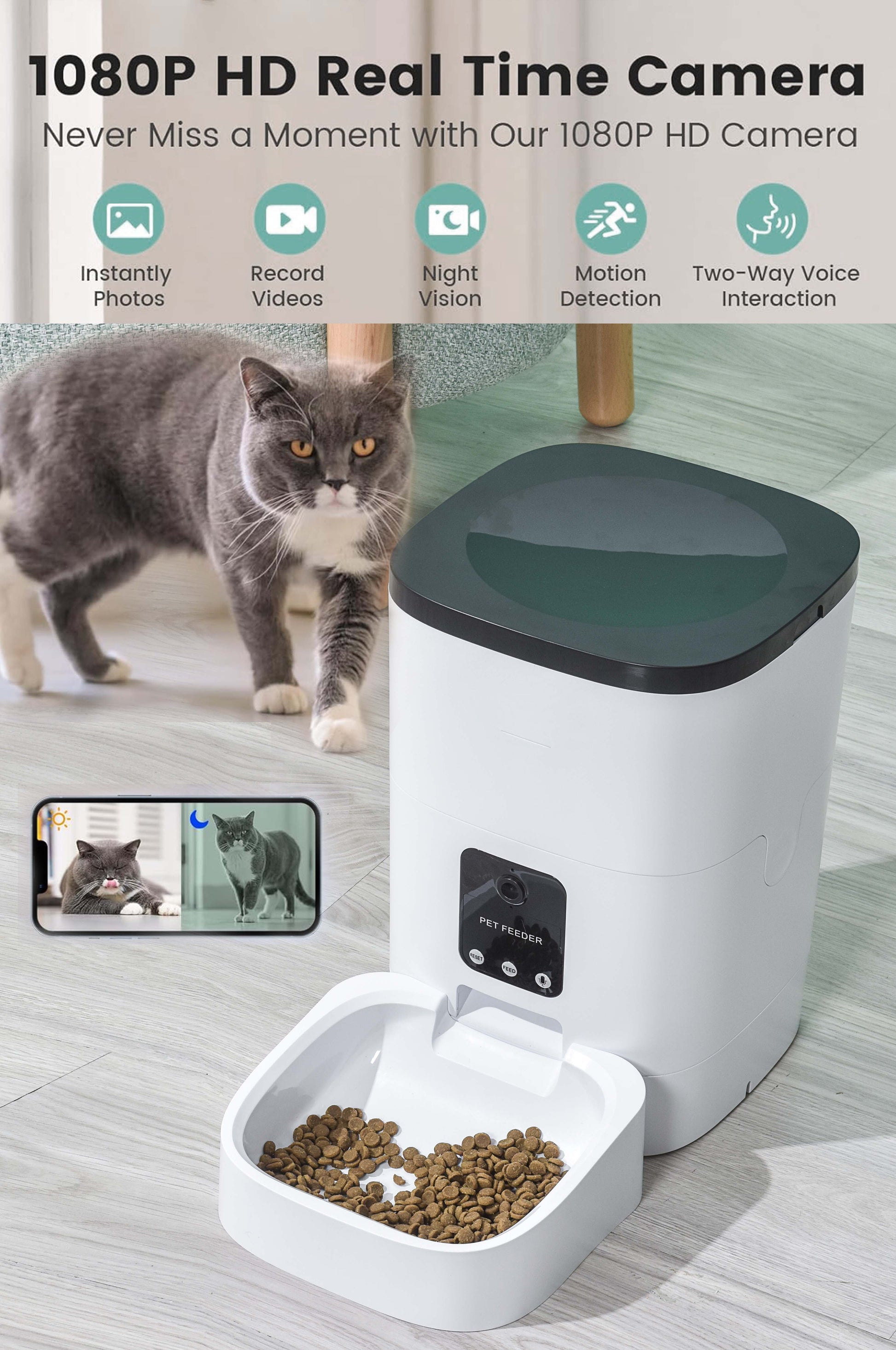 Automatic Timed Pet Feeder